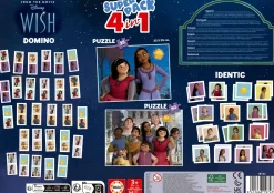 Puzzle 4v1 Superpack Wish - quebra-cabeça, memória, dominó