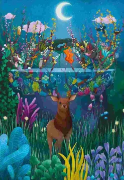 Puzzle Veado Fantasia