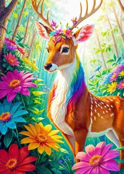 Puzzle Veado Mágico