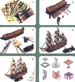 Puzzle Veleiro San Felipe 3D