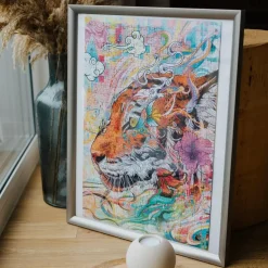 Puzzle VELVET Nebulosa Tigre colorido UFT