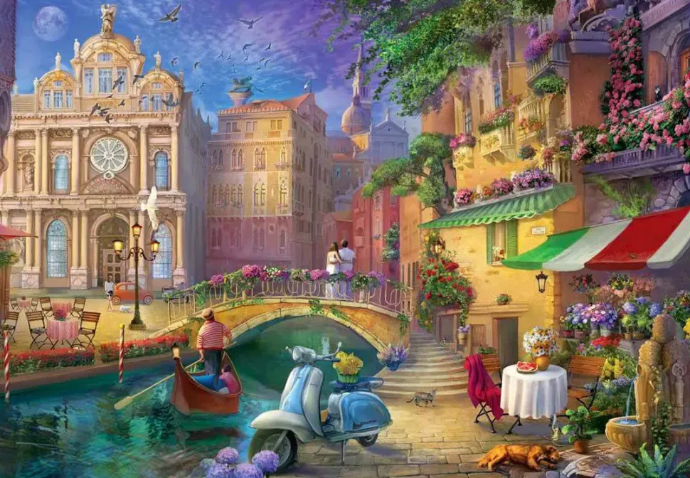 Puzzle Veneza romântica