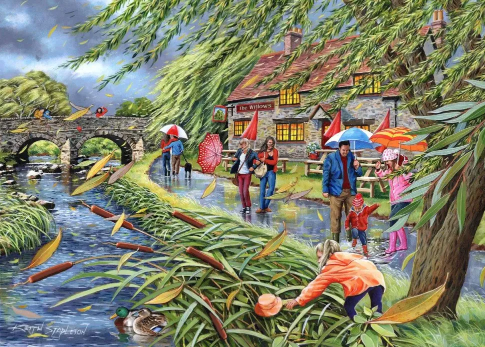 Puzzle Vento nos Salgueiros