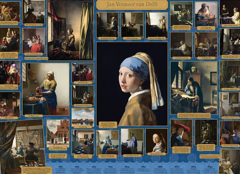 Puzzle Vermeer Collage