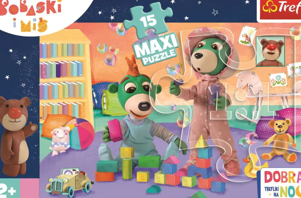 Puzzle Veselé Treflíky 15 maxi