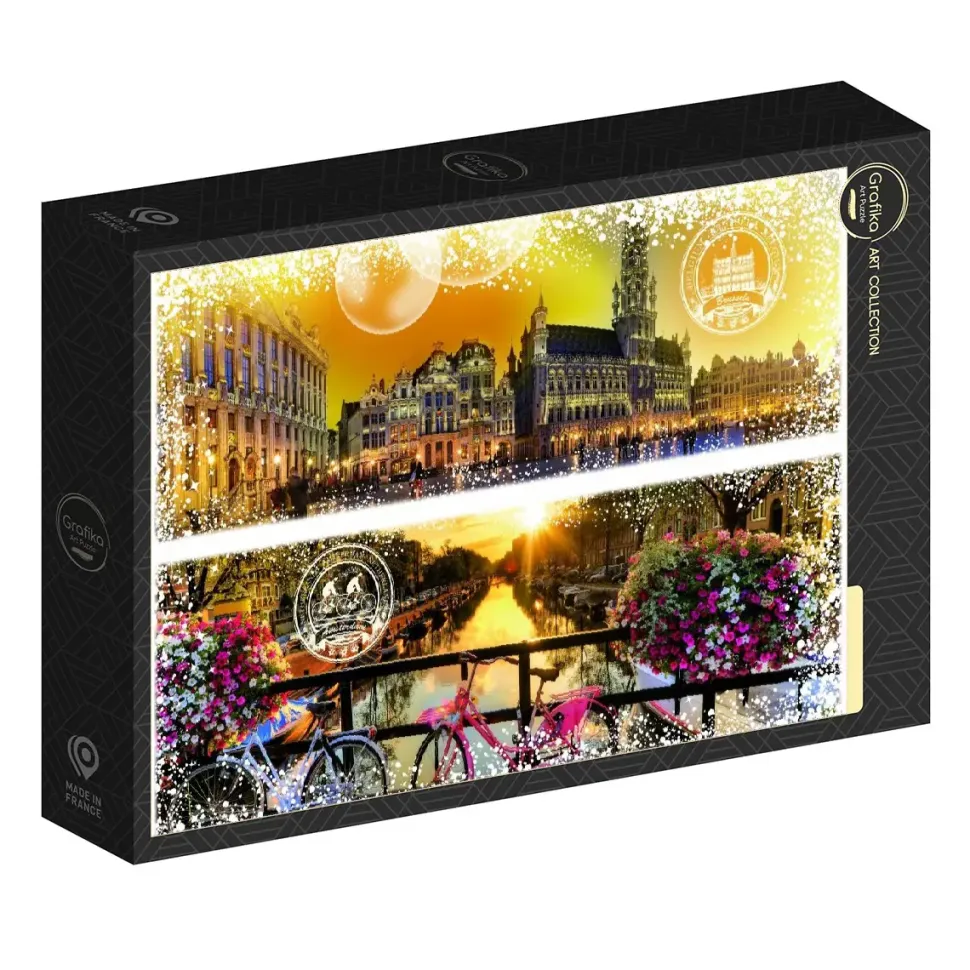 Puzzle Viagem ao redor do mundo - Benelux