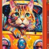 Puzzle Viagem de ônibus gato