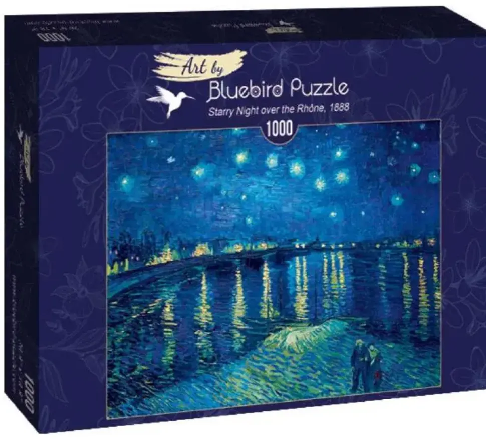 Puzzle Vincent van Gogh: noite estrelada sobre o Ródano, 1888