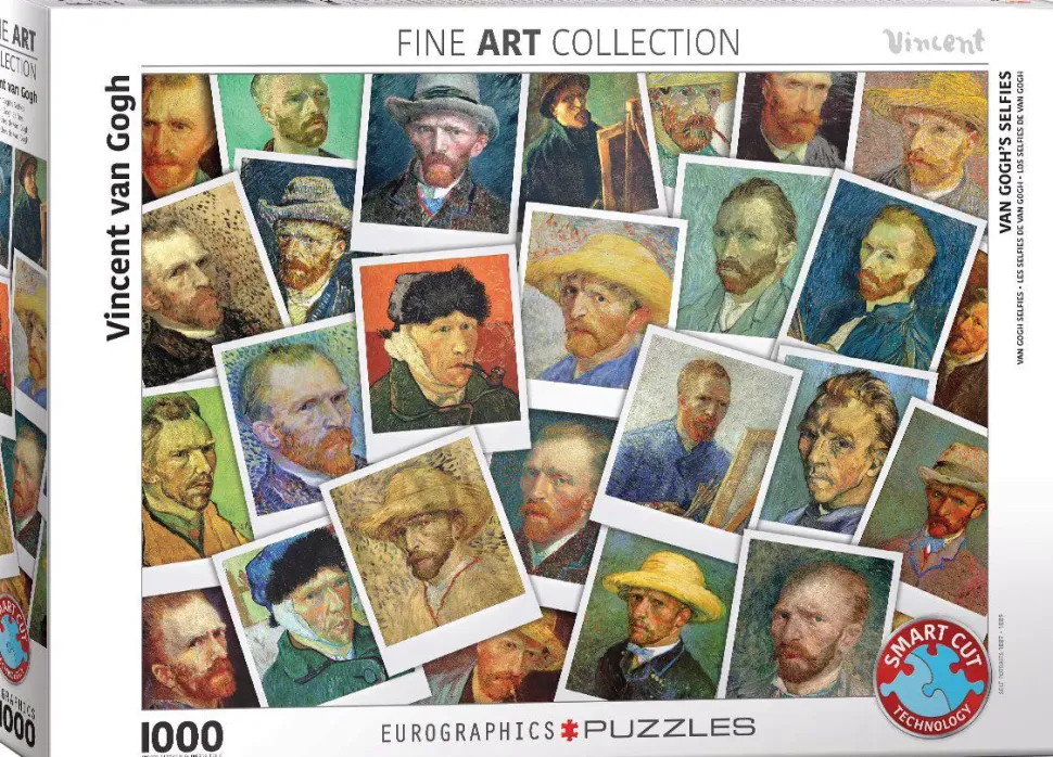 Puzzle Vincent van Gogh: Selfies