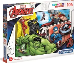 Puzzle Vingadores 104 peças