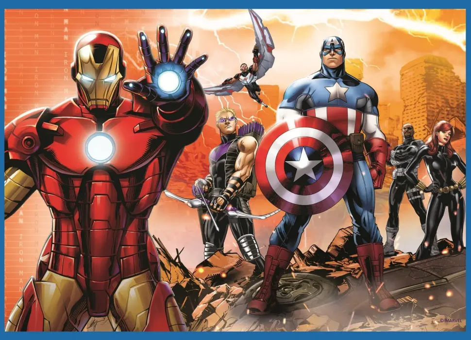 Puzzle Vingadores heróicos 4v1