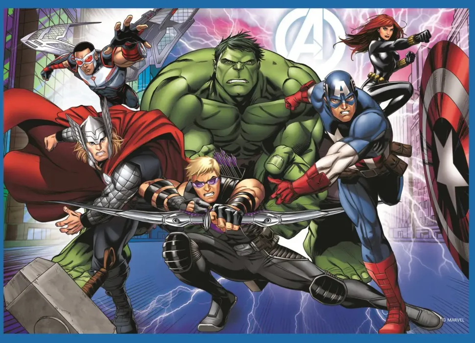 Puzzle Vingadores heróicos 4v1
