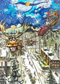 Puzzle Visita do Pai Natal