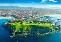 Puzzle Vista de Gijón - Astúrias, Espanha