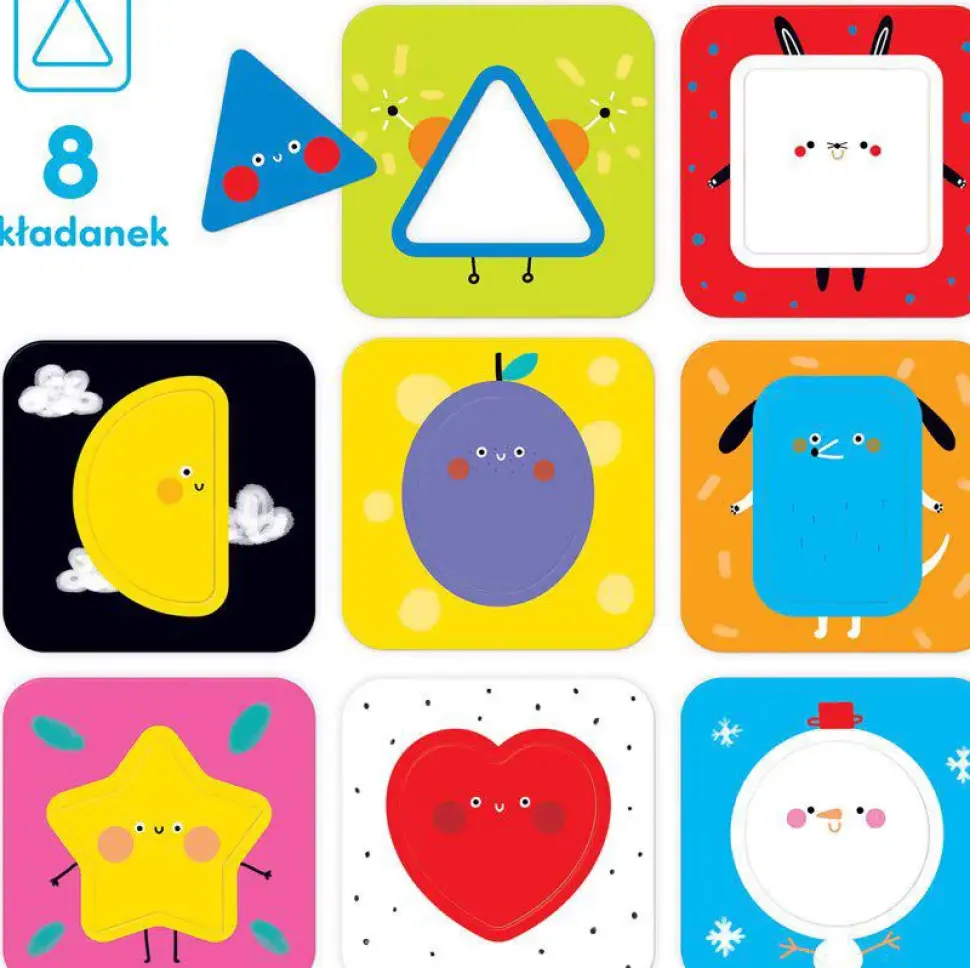 Puzzle Vkláda膷ka Geometrické tvary