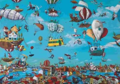 Puzzle Voando acima da cidade