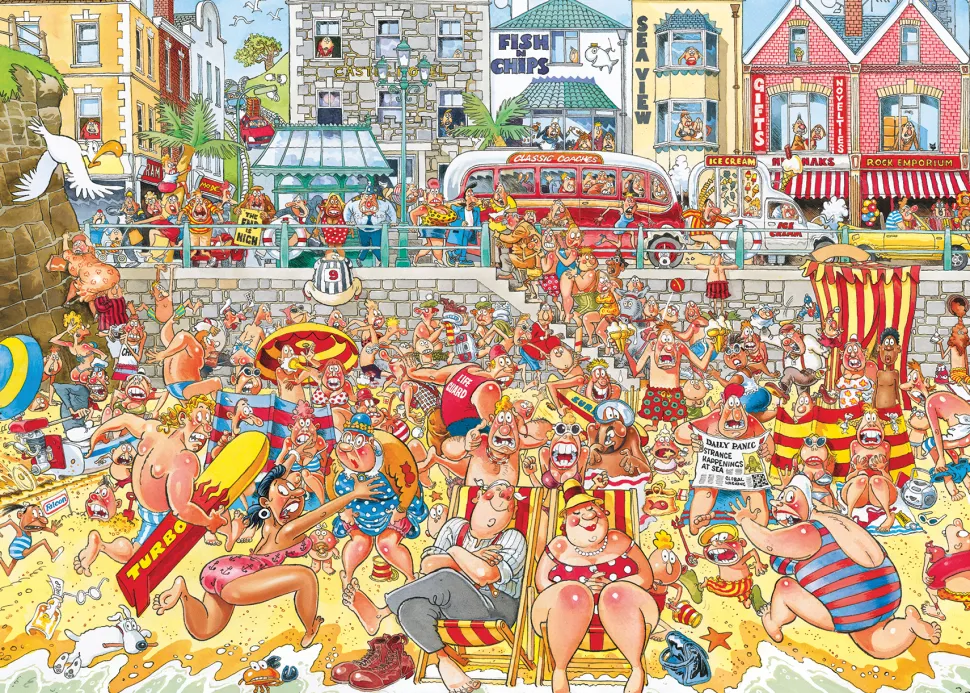 Puzzle Wasgij: Maré alta