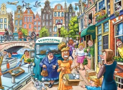 Puzzle Wasgij: Original 45 - Dia da mudança!