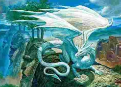 Puzzle White Dragon