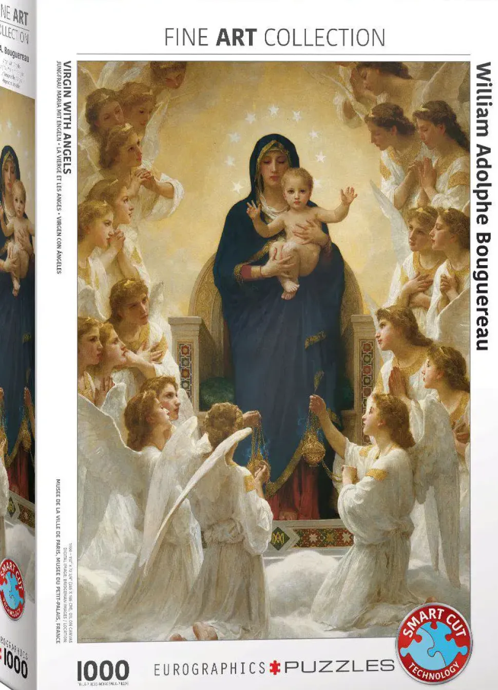 Puzzle William-Adolphe Bouguereau: Panna s anjelmi