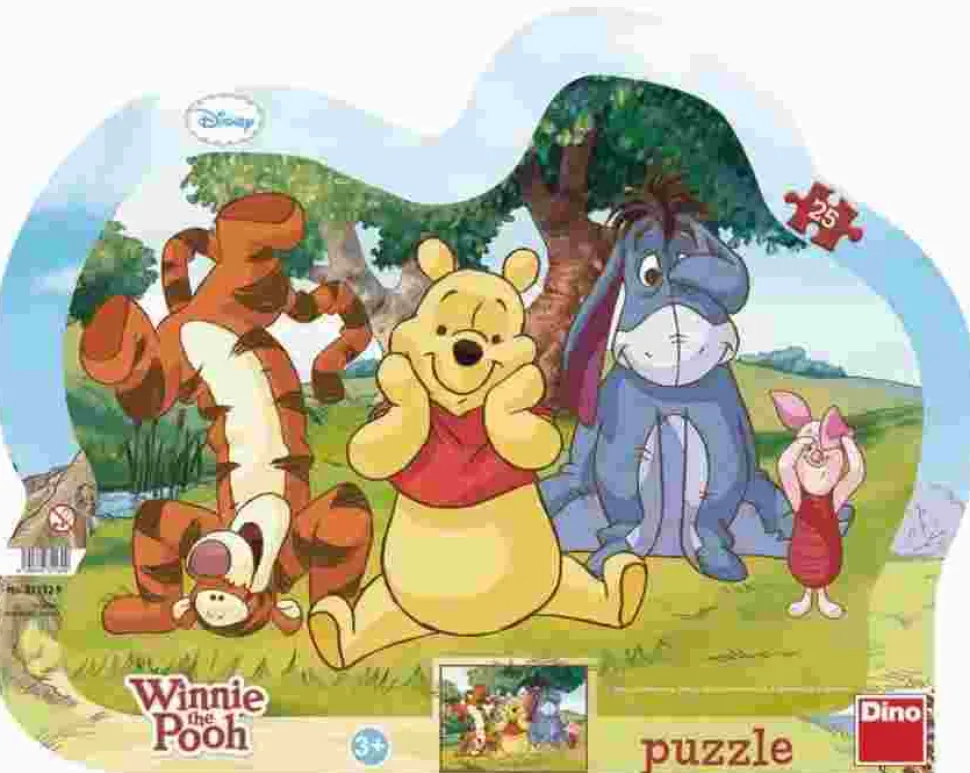 Puzzle Winnie the Pooh 25 contornos