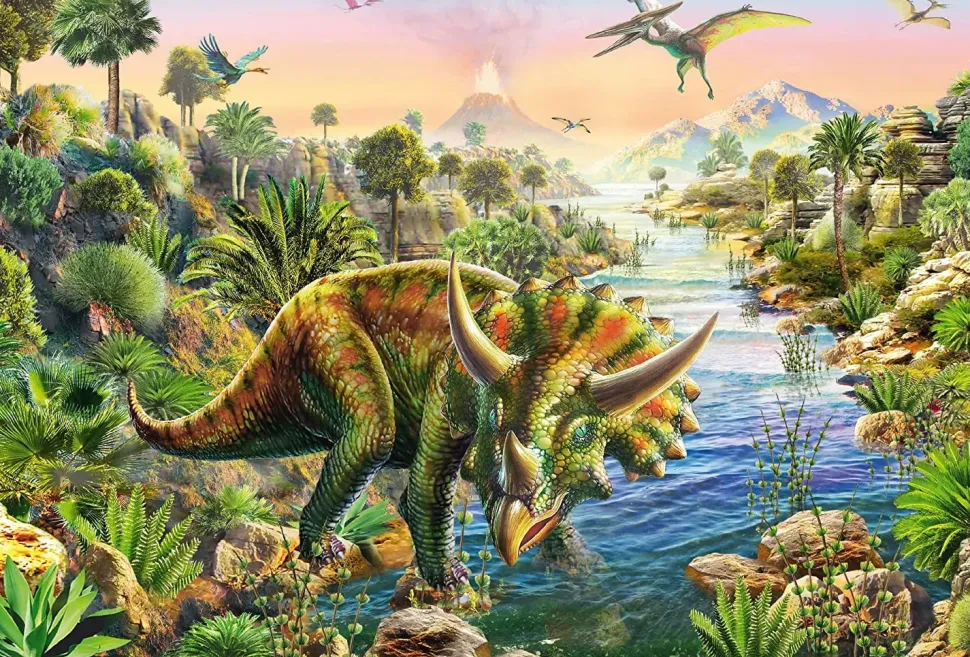 Puzzle 3x48 aventuras de dinossauros