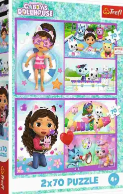 Puzzle 2x70 Brincar com a Gabby