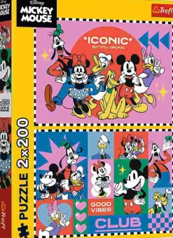 Puzzle 2x200 Disney Mickey