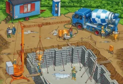 Puzzle 3x24 Em um canteiro de obras