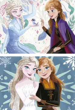Puzzle 2x20 Frozen: 慕adové krá木ovstvo