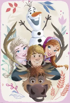 Puzzle 2x77 Frozen: Anna e Elsa