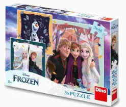 Puzzle 3x55 Frozen: O Renascimento
