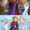 Puzzle 2x50 Frozen, terra de gelo