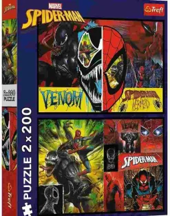 Puzzle 2x200 Homem-Aranha Dia e Noite