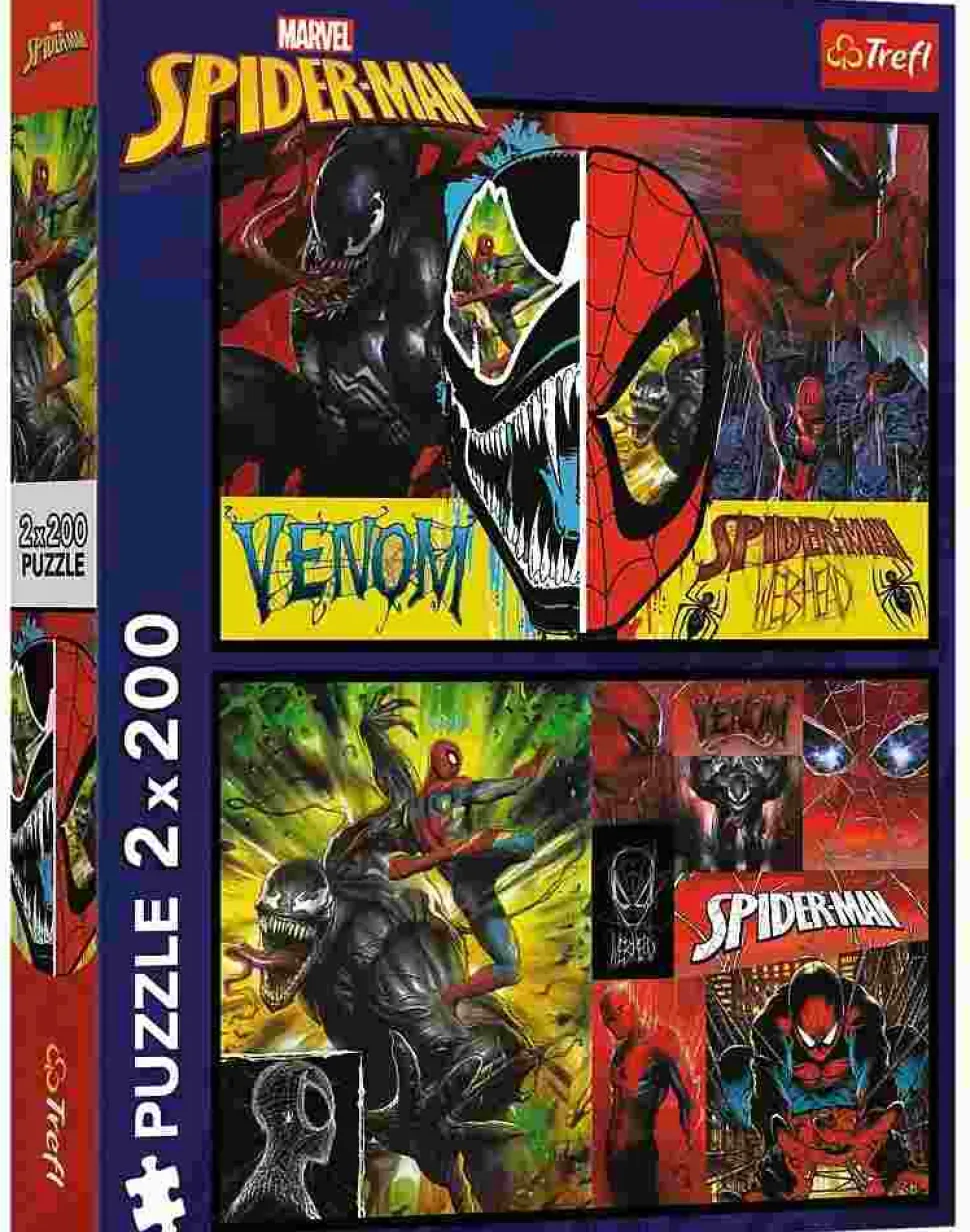 Puzzle 2x200 Homem-Aranha Dia e Noite