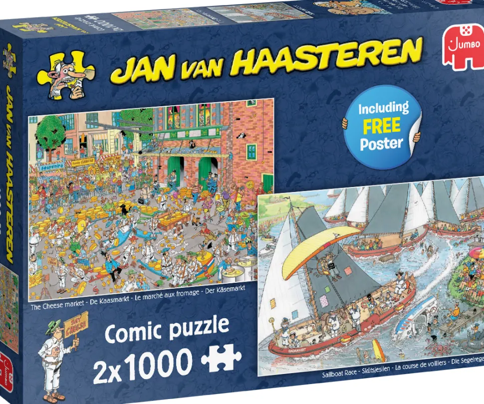 Puzzle 2x1000 Jan Van Haasteren: Tradições holandesas