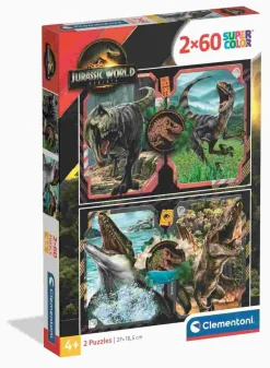 Puzzle 2x60 Jurassic World Renaissance (Renascimento do Mundo Jurássico)