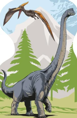 Puzzle 4x54 Jurský svet