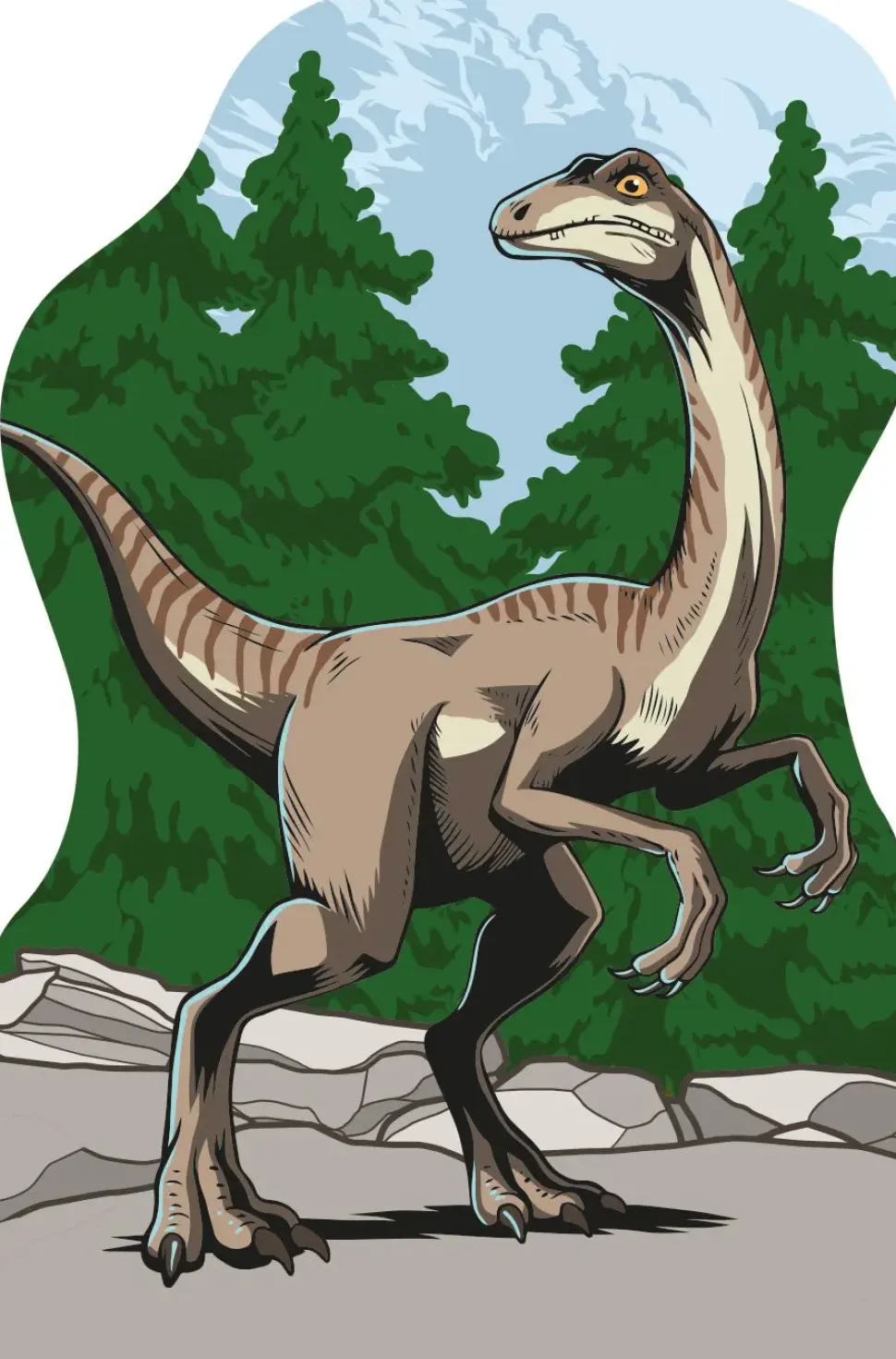 Puzzle 4x54 Jurský svet