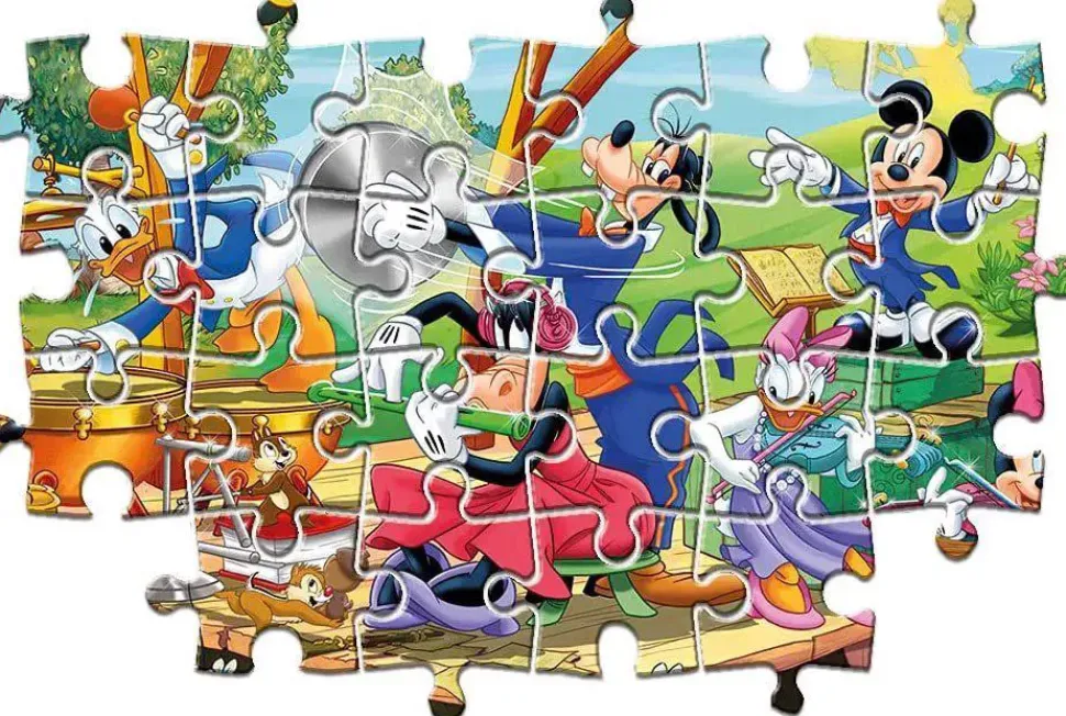 Puzzle 2x60 Mickey e amigos
