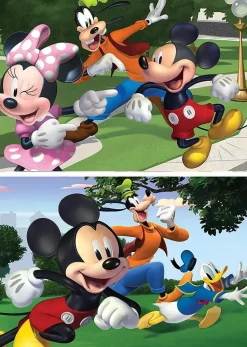 Puzzle 2x48 Mickey e seus amigos