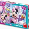 Puzzle 3x55 Minnie a Daisy