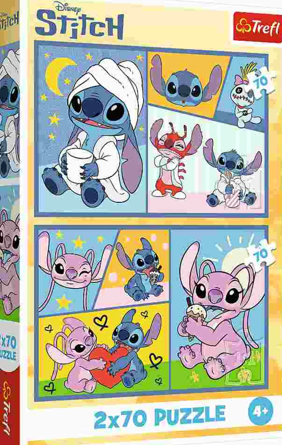 Puzzle 2x70 Não há tédio com Stitch