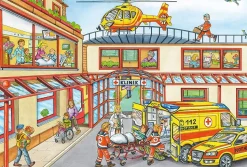 Puzzle 3x24 Polícia, po啪iarnici, záchranári