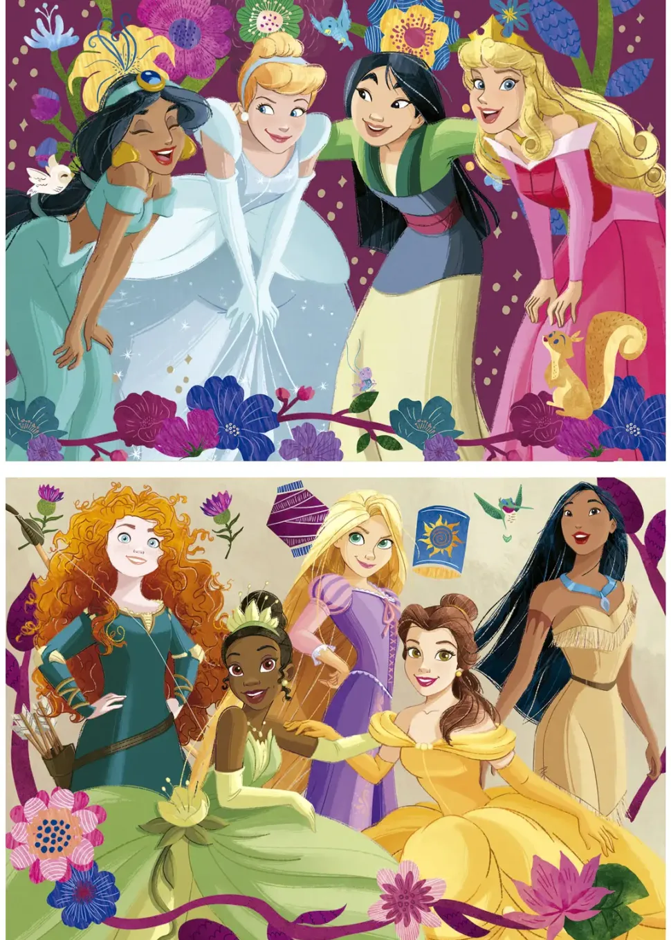 Puzzle 2x48 princesa