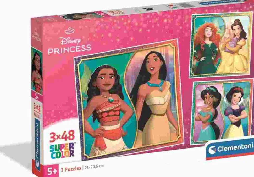 Puzzle 3x48 Princesa da Disney