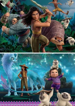 Puzzle 2x100 Raya e último dragão