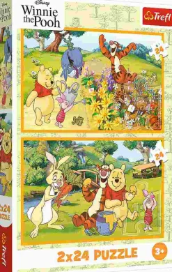 Puzzle 2x24 Winnie: Um Dia no Jardim