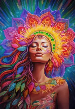 Puzzle Xamã do arco-íris