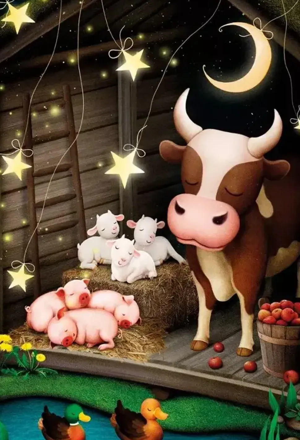 Puzzle Zvieratká na fazenda